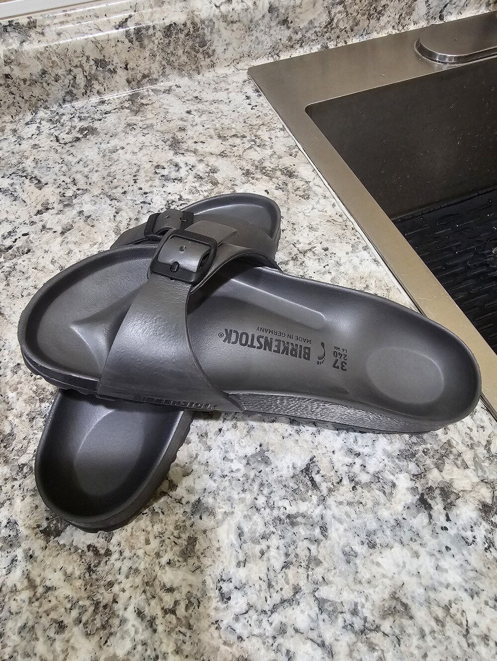 Birkenstocks in Pewter Gray - Picture 7 of 8